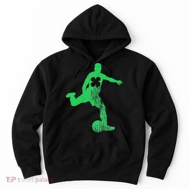 Soccer Shamrock St. Patrick's Day Irish Saint Paddy'ss Hoodie
