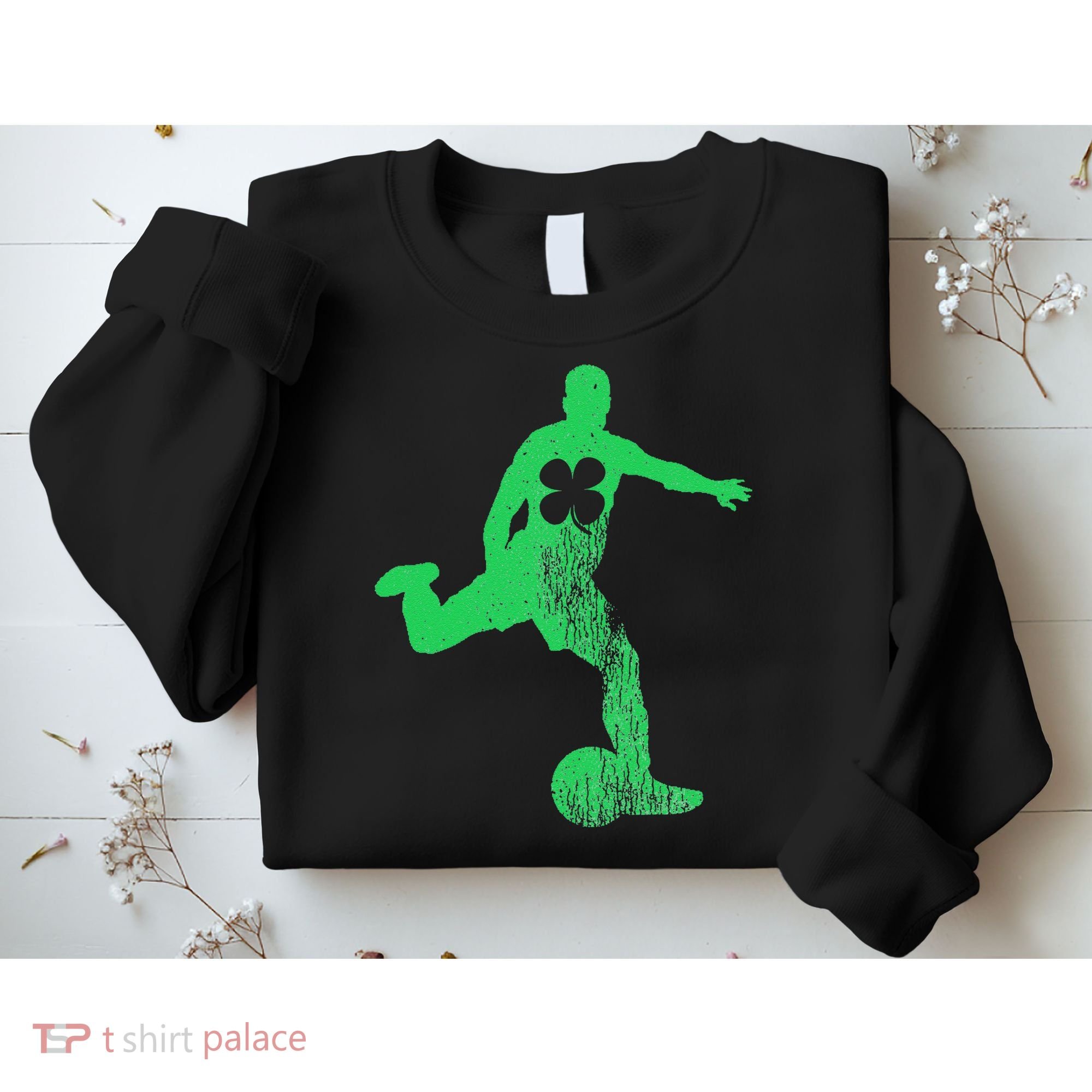 Soccer Shamrock St. Patrick's Day Irish Saint Paddy'ss Sweatshirt