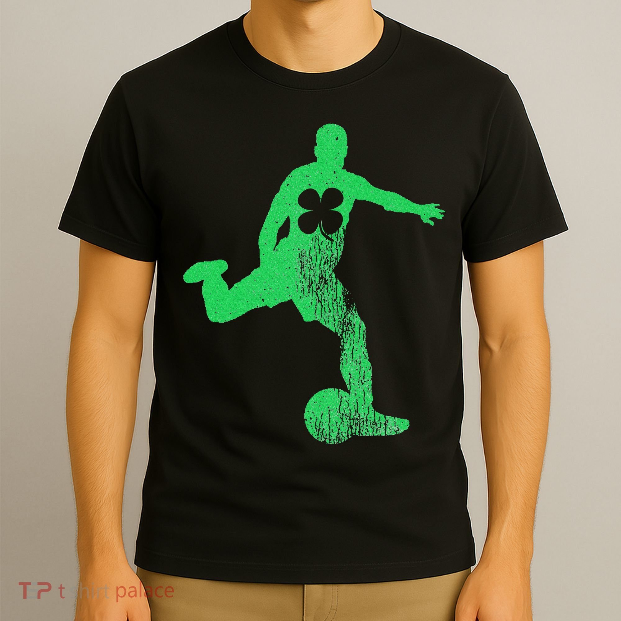 Soccer Shamrock St. Patrick's Day Irish Saint Paddy'ss T-Shirt