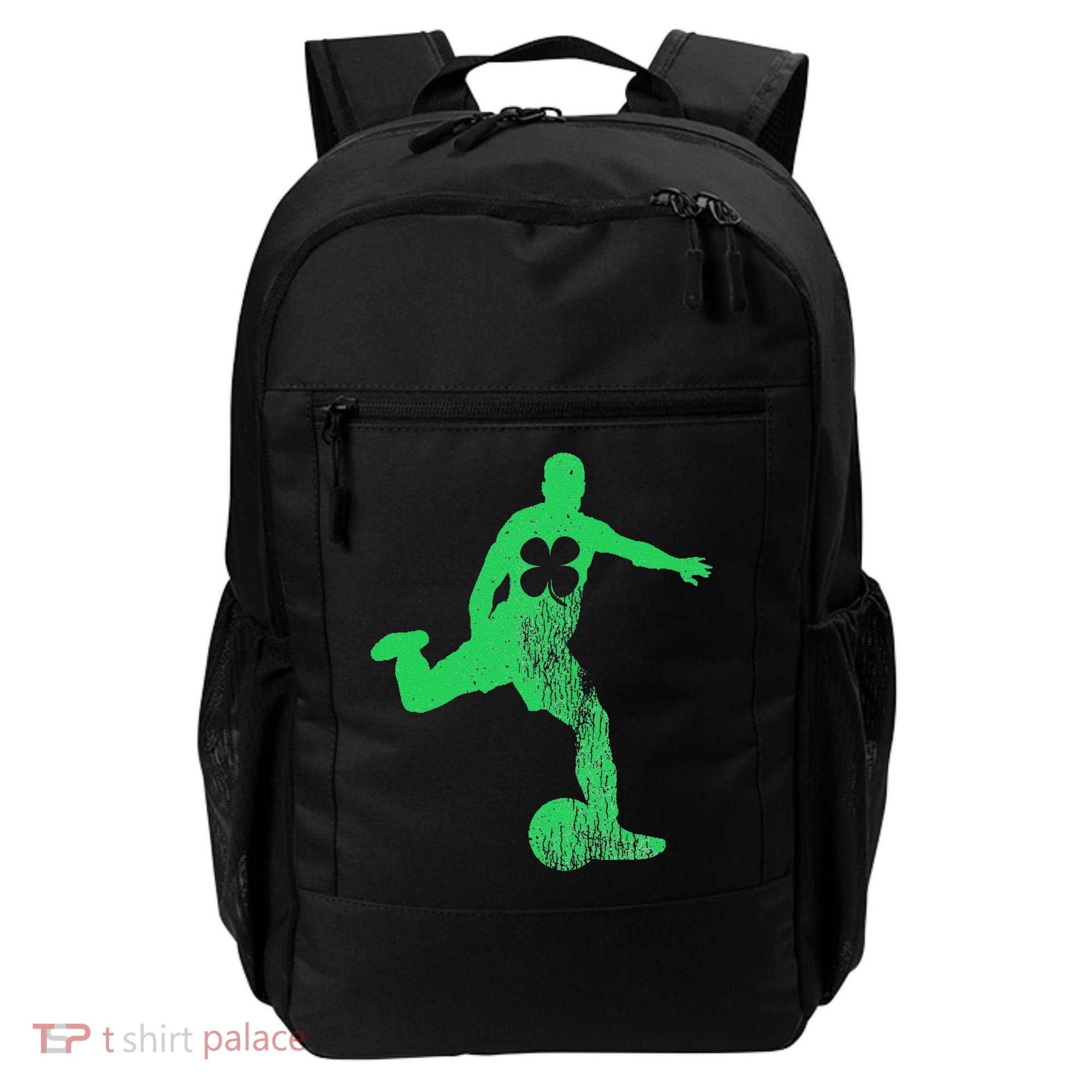Soccer Shamrock St. Patrick's Day Irish Saint Paddy'ss Backpack