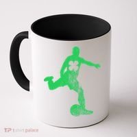 Soccer Shamrock St. Patrick's Day Irish Saint Paddy'ss Coffee Mug thumb 0