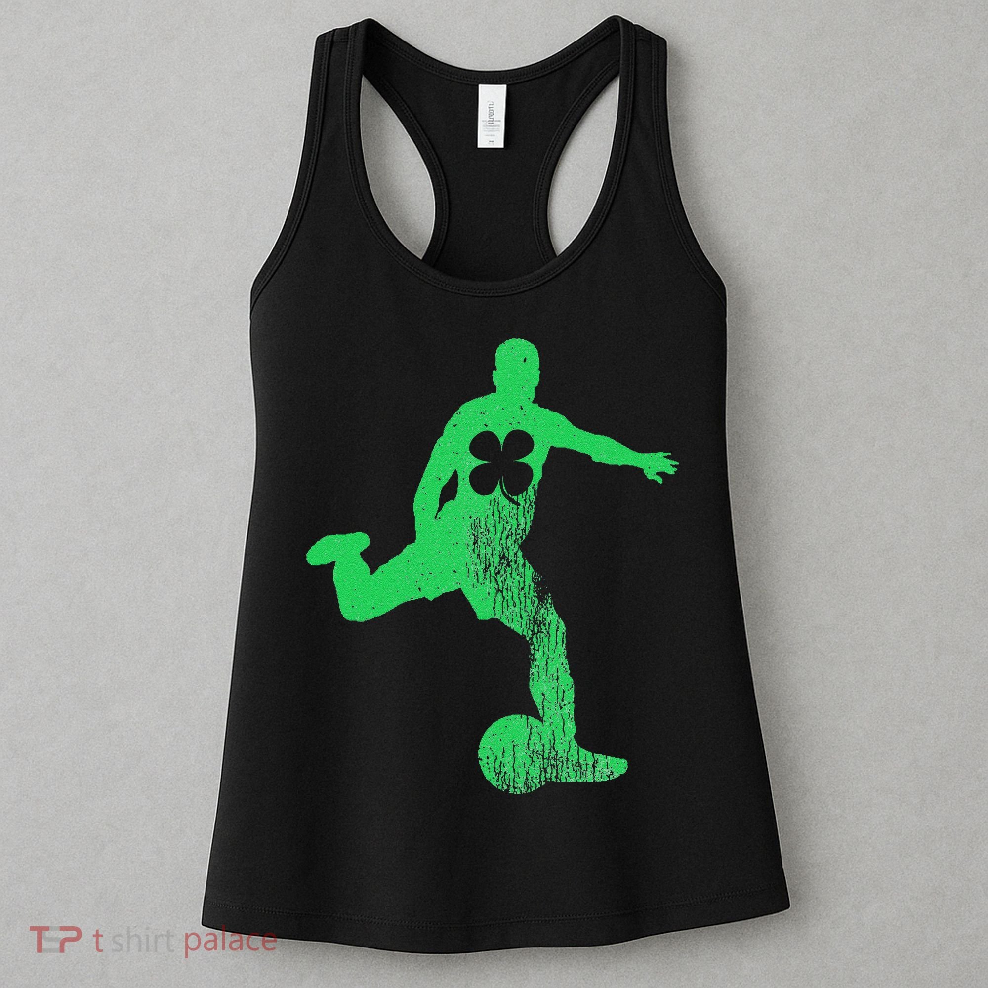 Soccer Shamrock St. Patrick's Day Irish Saint Paddy'ss Women's Tank Top
