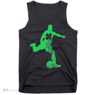 Soccer Shamrock St. Patrick's Day Irish Saint Paddy'ss Tank Top
