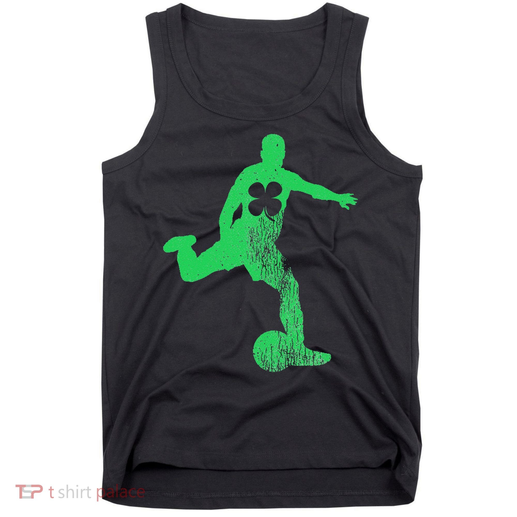 Soccer Shamrock St. Patrick's Day Irish Saint Paddy'ss Tank Top