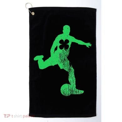 Soccer Shamrock St. Patrick's Day Irish Saint Paddy'ss Golf Towel