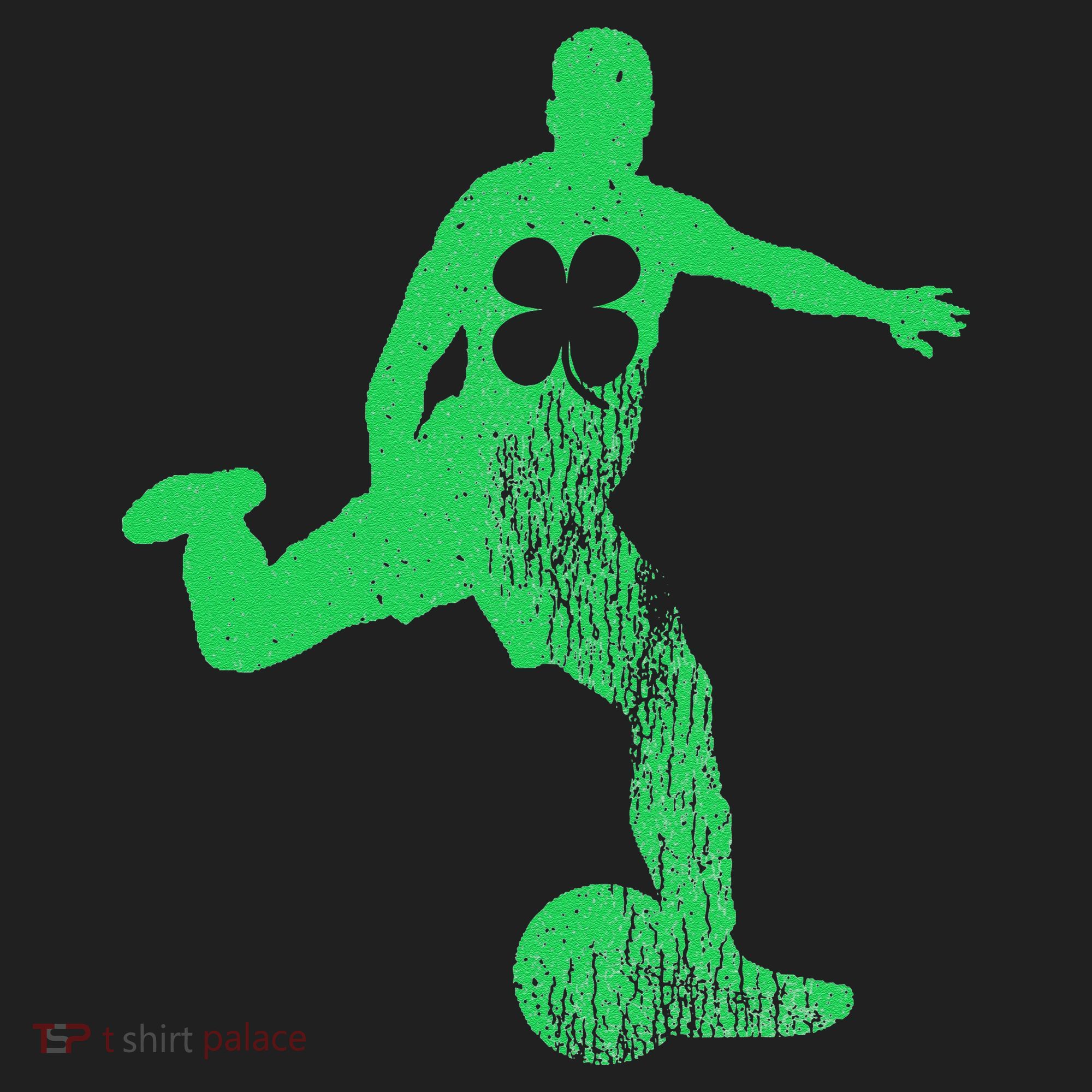 Soccer Shamrock St. Patrick's Day Irish Saint Paddy'ss Golf Towel