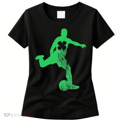 Soccer Shamrock St. Patrick's Day Irish Saint Paddy'ss Women's T-Shirt