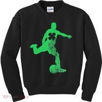 Soccer Shamrock St. Patrick's Day Irish Saint Paddy'ss Kids Sweatshirt thumb 0