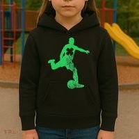 Soccer Shamrock St. Patrick's Day Irish Saint Paddy'ss Kids Hoodie thumb 3