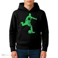 Soccer Shamrock St. Patrick's Day Irish Saint Paddy'ss Kids Hoodie thumb 4
