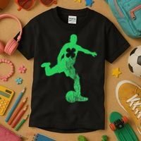 Soccer Shamrock St. Patrick's Day Irish Saint Paddy'ss Kids T-Shirt thumb 3