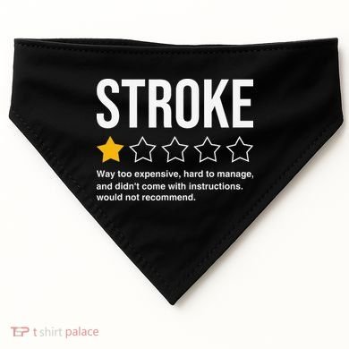 Stroke Survivor USA-Made Doggie Bandana