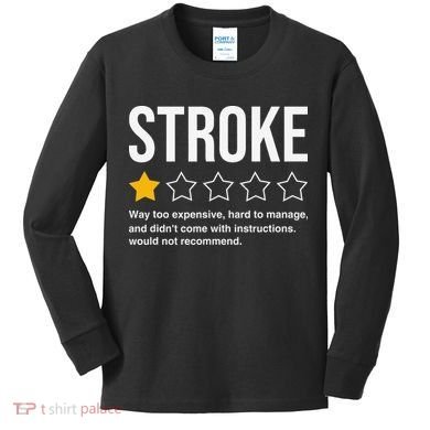 Stroke Survivor Kids Long Sleeve Shirt