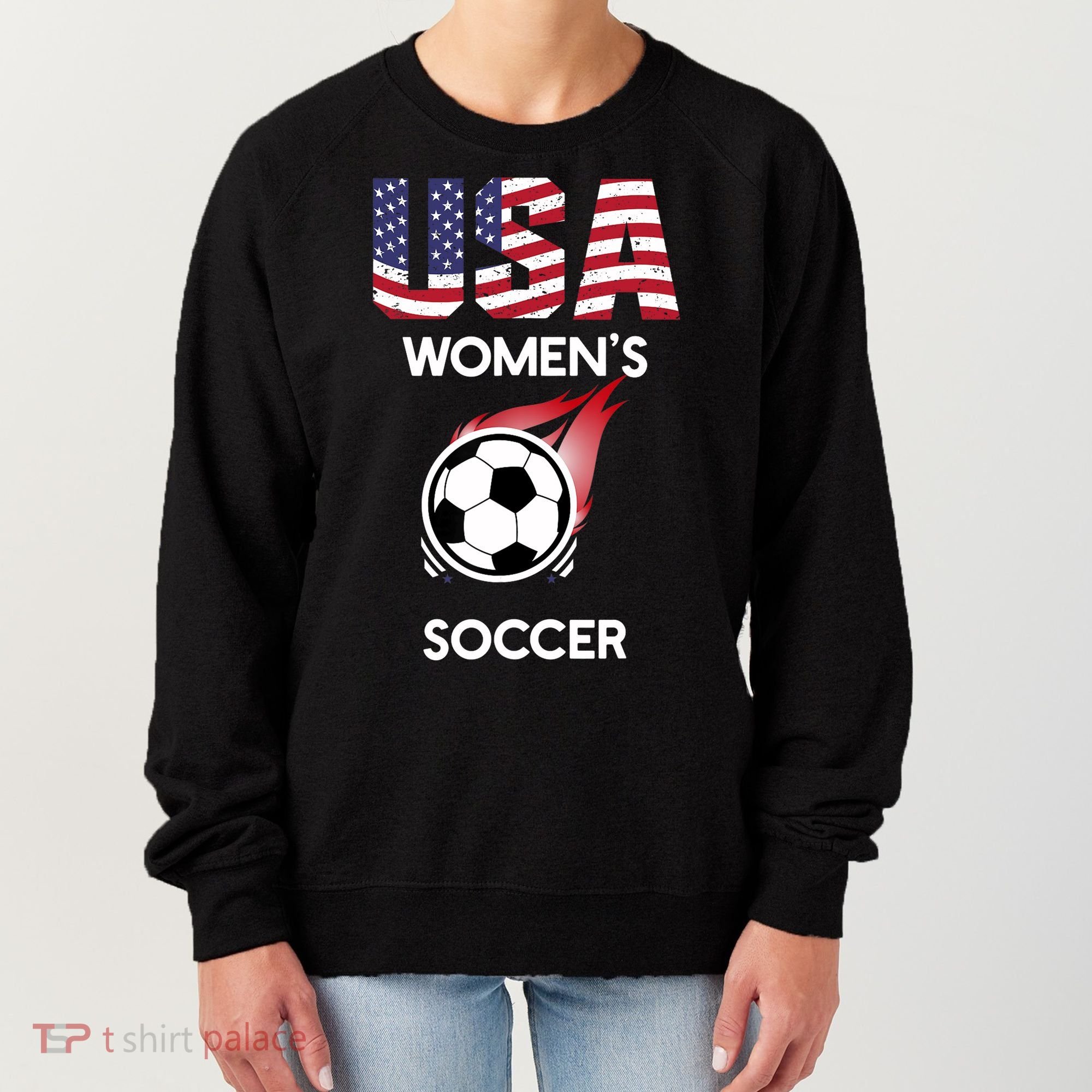 Support 'S Soccer Team USA Women's Sweatshirt