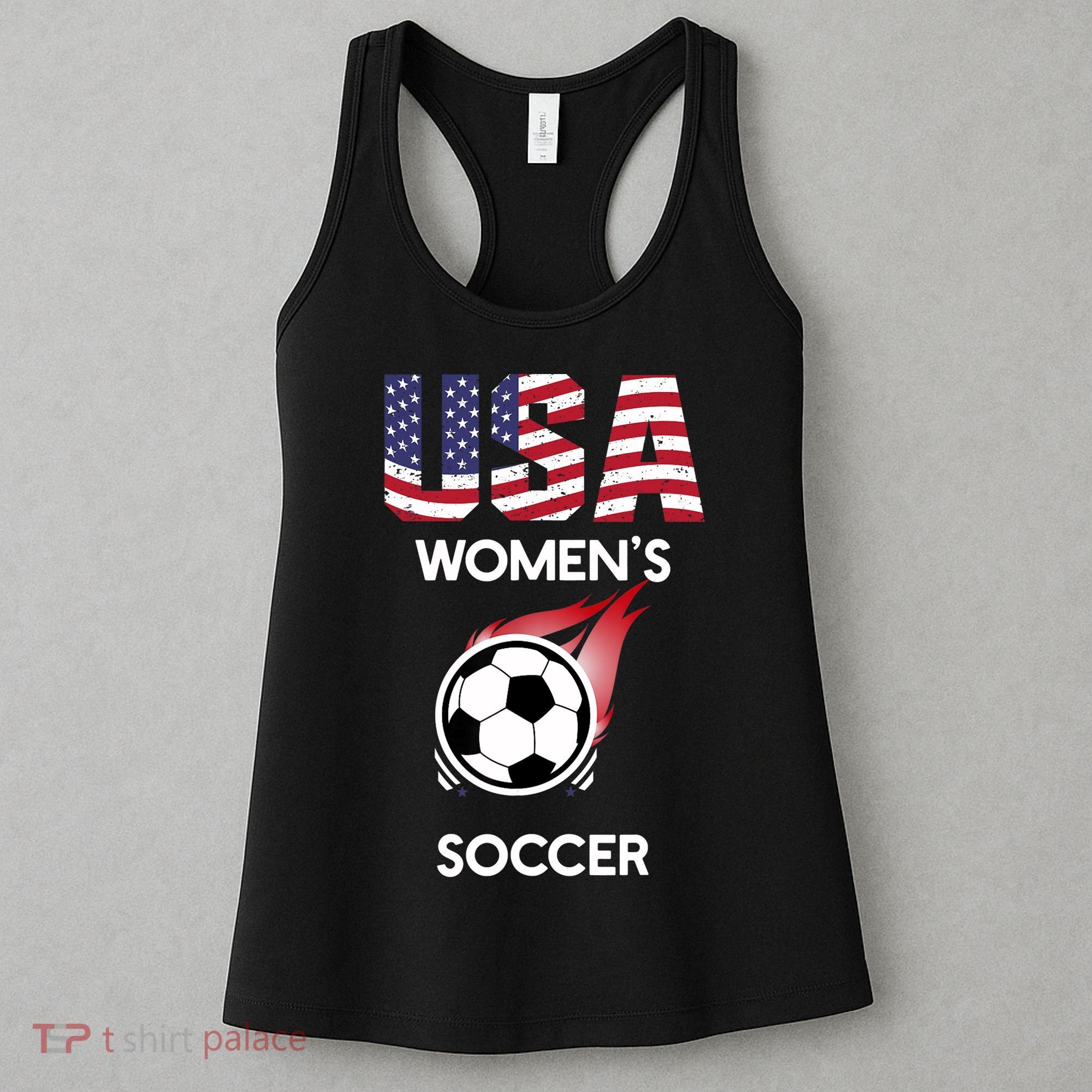 Support 'S Soccer Team USA Women's Tank Top