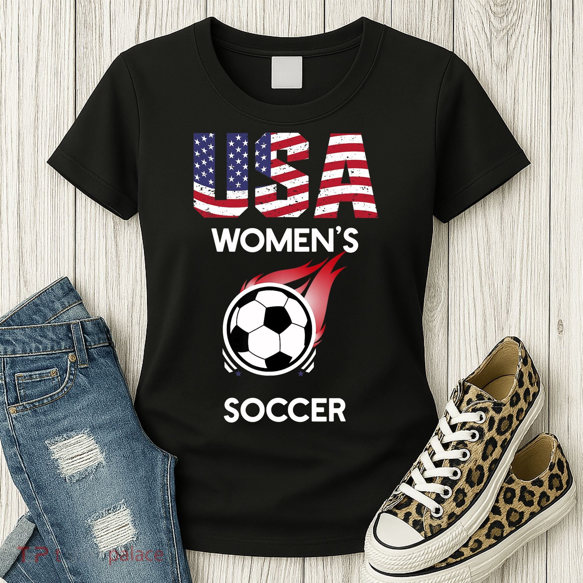 Support 'S Soccer Team USA Women's T-Shirt
