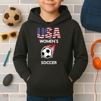 Support 'S Soccer Team USA Kids Hoodie thumb 2