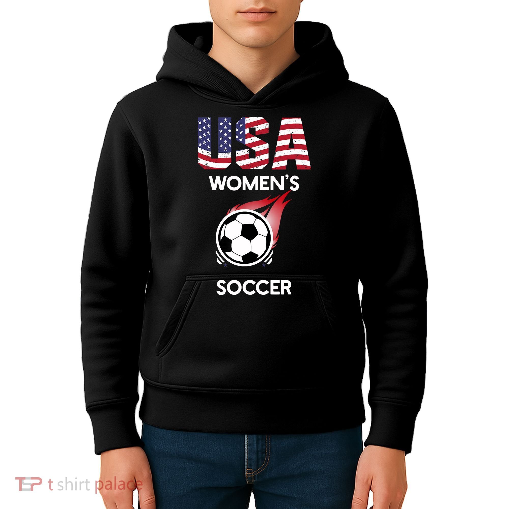 Support 'S Soccer Team USA Kids Hoodie