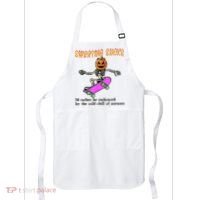 Sweating Sucks Skeleton Pumpkin Skateboard Apron thumb 0