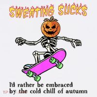 Sweating Sucks Skeleton Pumpkin Skateboard Coffee Mug thumb 5