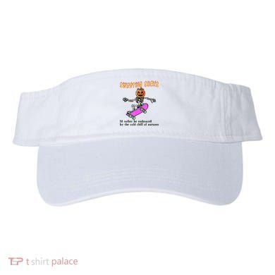 Sweating Sucks Skeleton Pumpkin Skateboard Visor