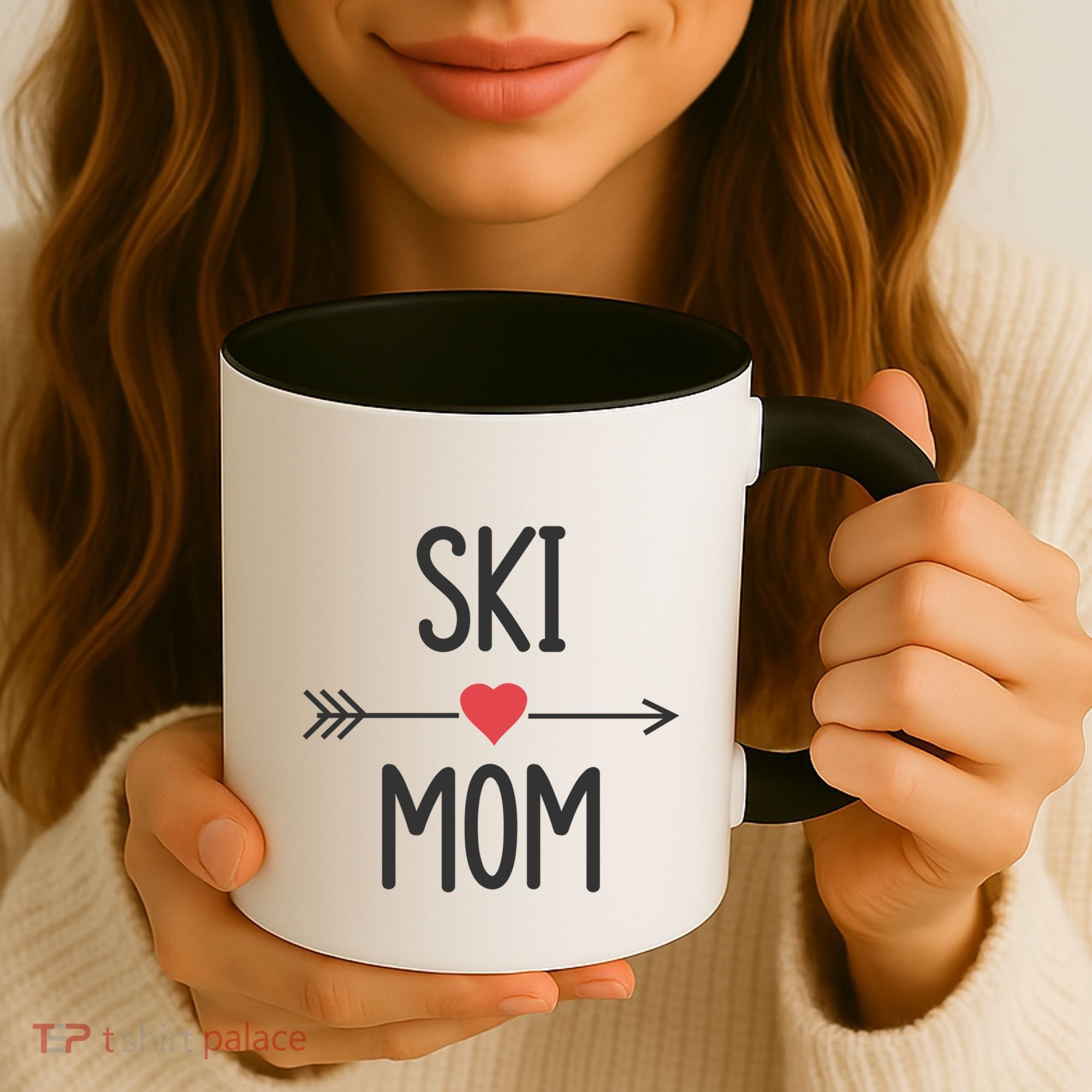 Ski Skier Skiing Mom Gift Coffee Mug