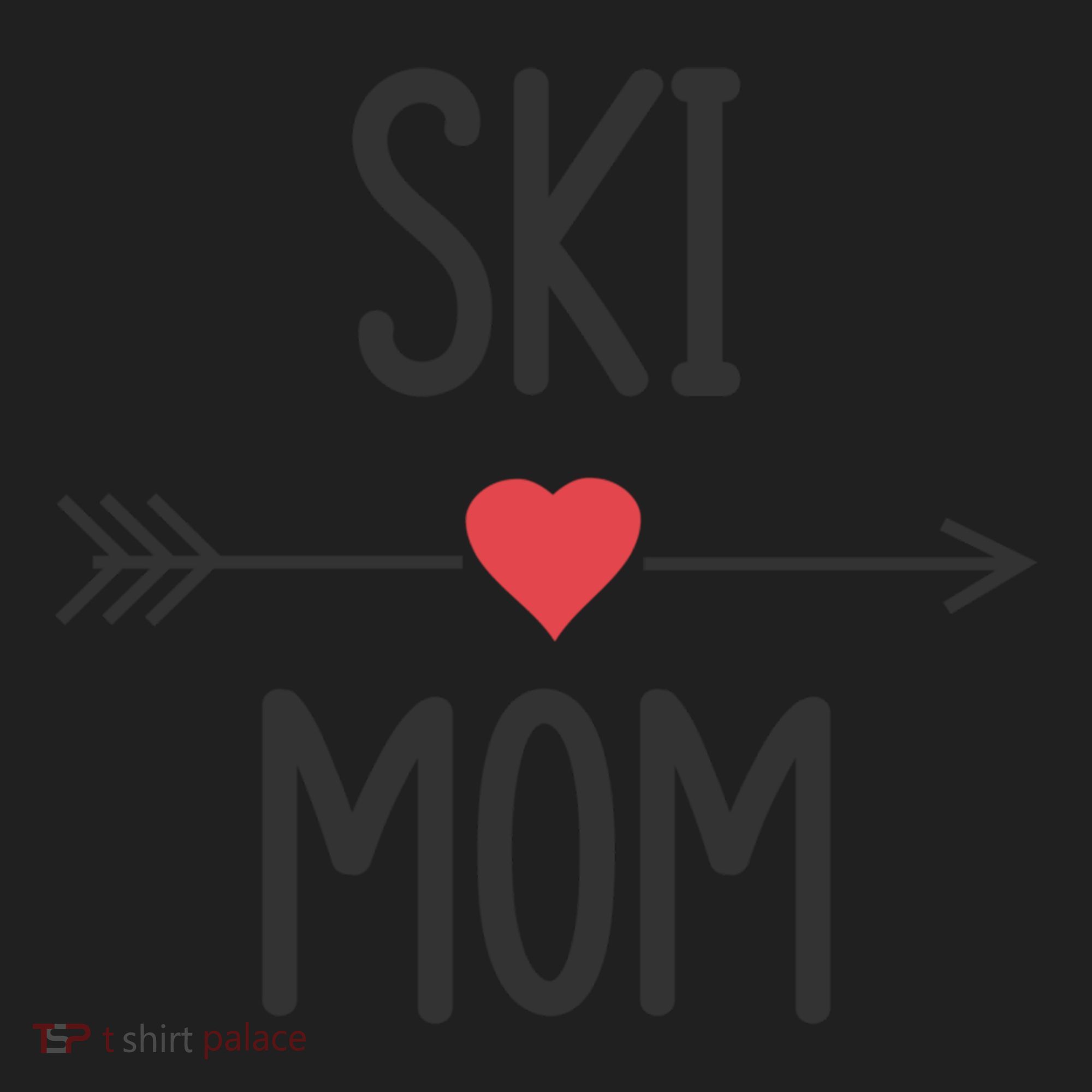 Ski Skier Skiing Mom Gift Beanie