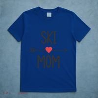 Ski Skier Skiing Mom Gift T-Shirt thumb 5