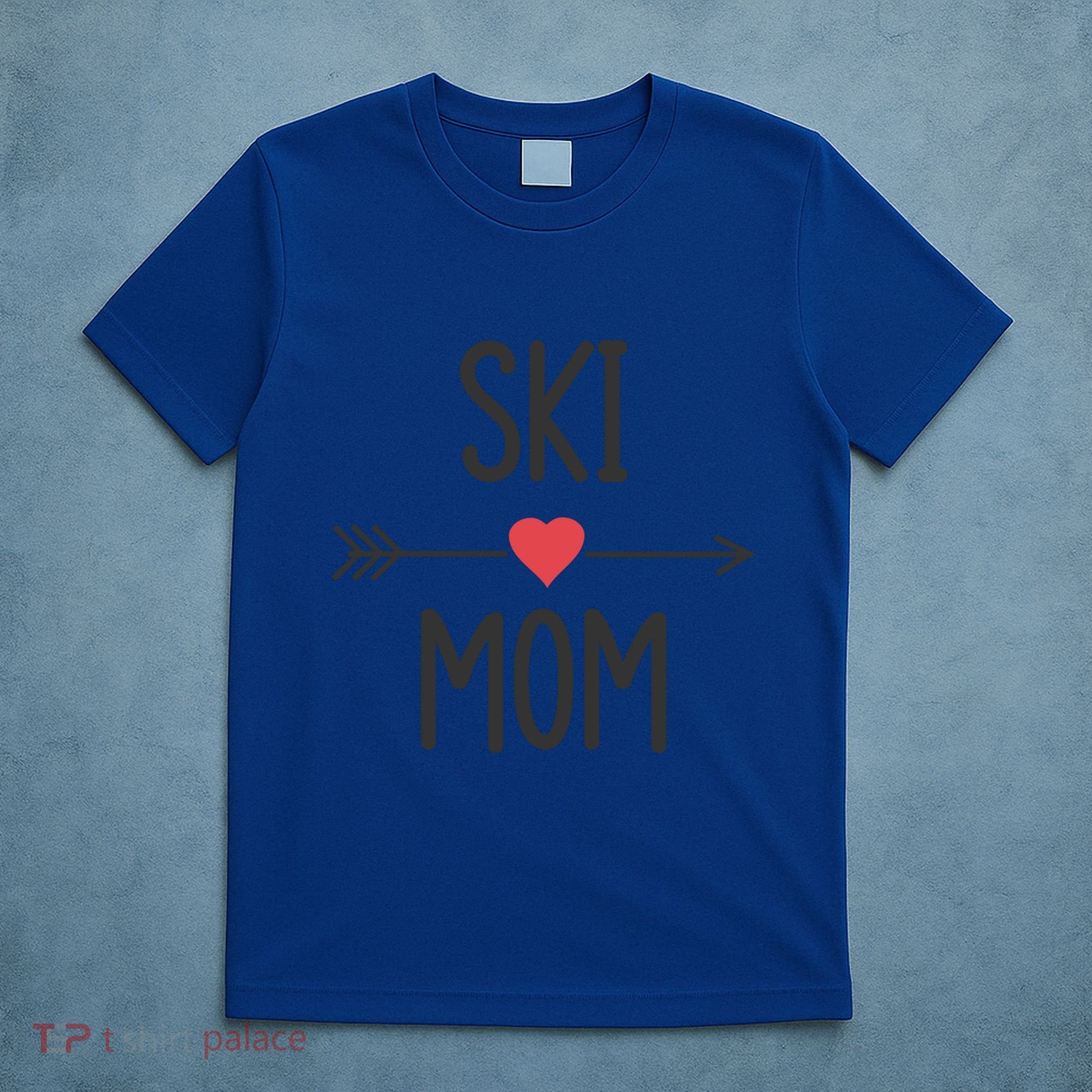 Ski Skier Skiing Mom Gift T-Shirt