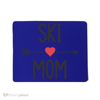 Ski Skier Skiing Mom Gift Mousepad