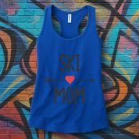Ski Skier Skiing Mom Gift Women's Tank Top thumb 3