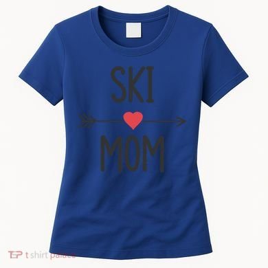 Ski Skier Skiing Mom Gift Women's T-Shirt