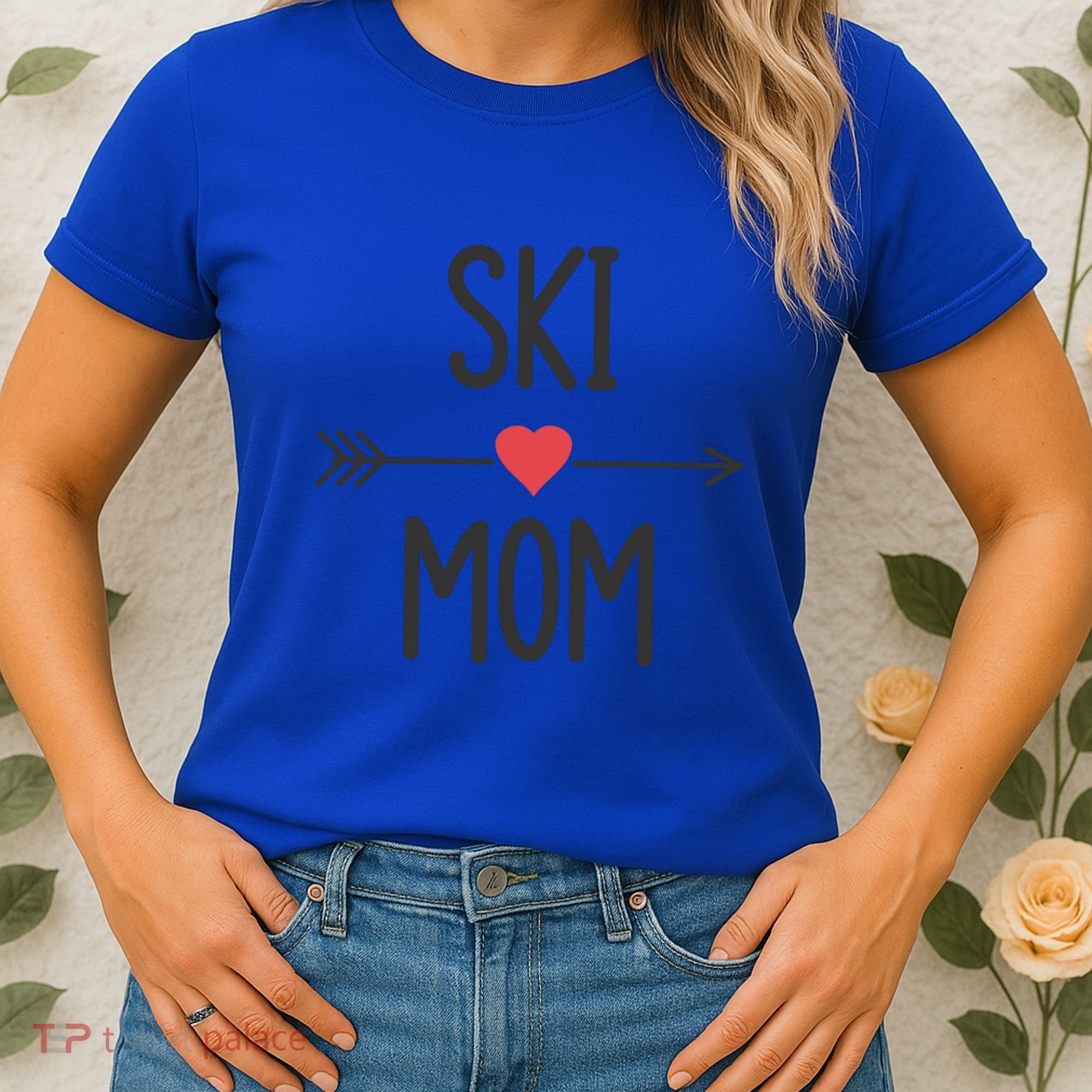 Ski Skier Skiing Mom Gift Women's T-Shirt
