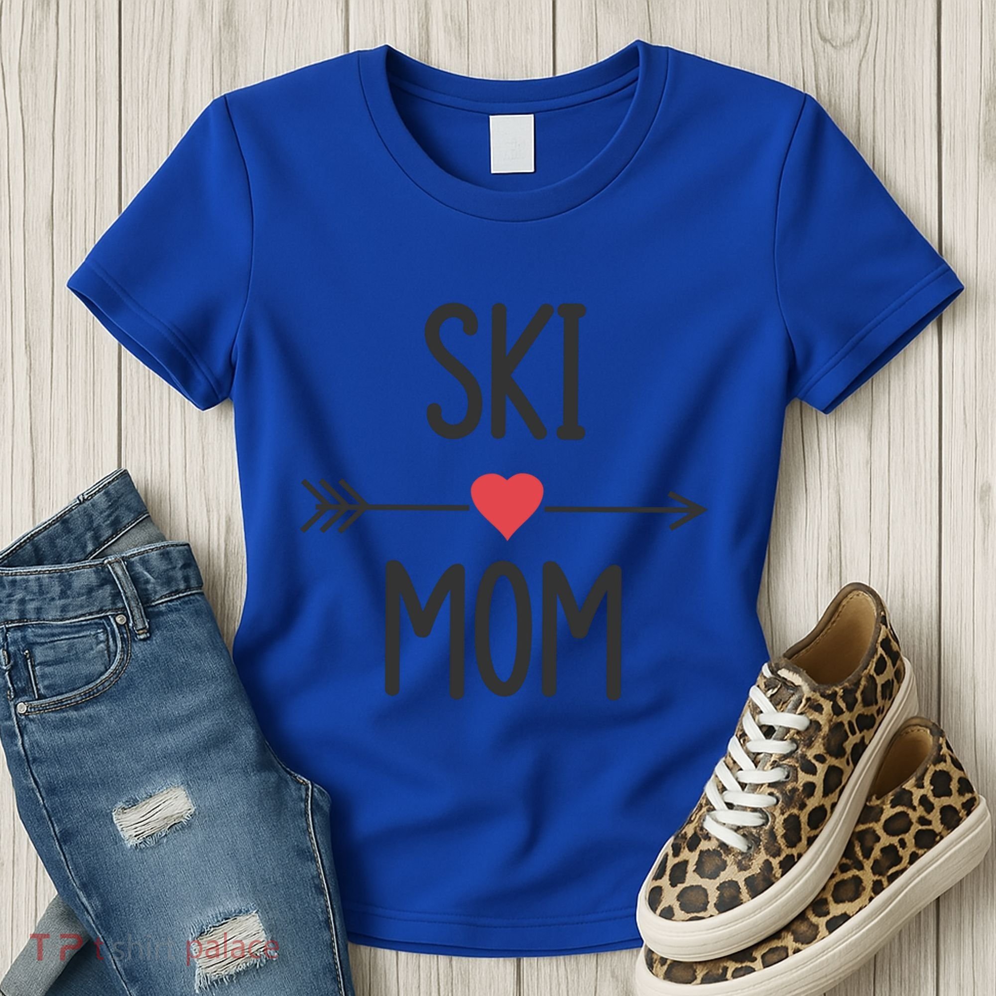 Ski Skier Skiing Mom Gift Women's T-Shirt
