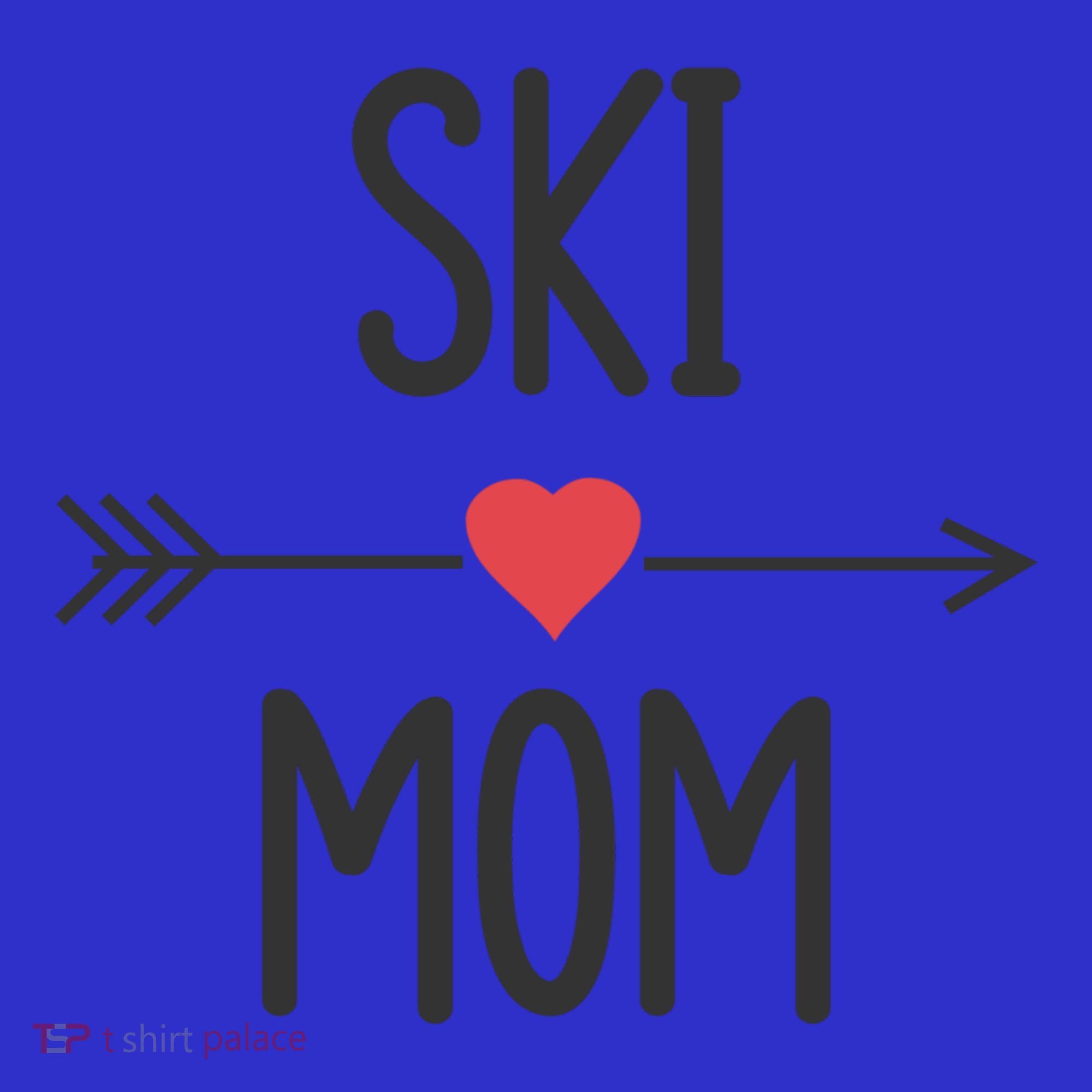 Ski Skier Skiing Mom Gift Tote Bag