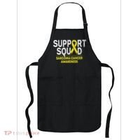 Support Squad Sarcoma Cancer Awareness Yellow Ribbon Team Apron thumb 0