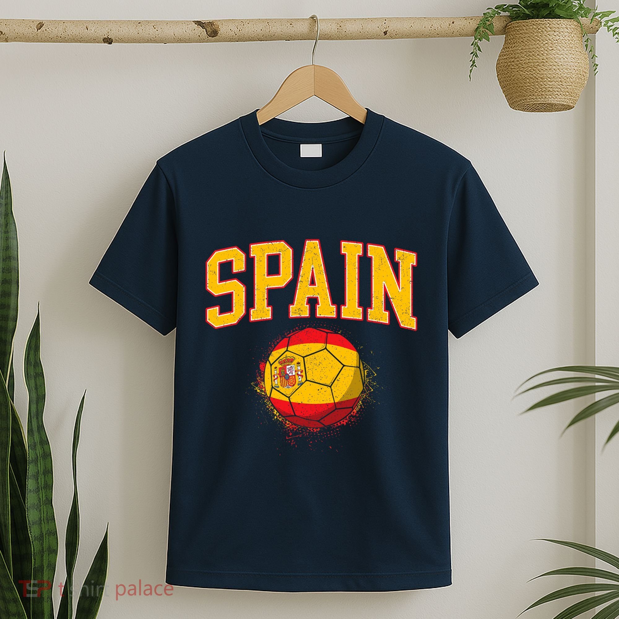 Spain Spanish Soccer Football Tournament Game T-Shirt