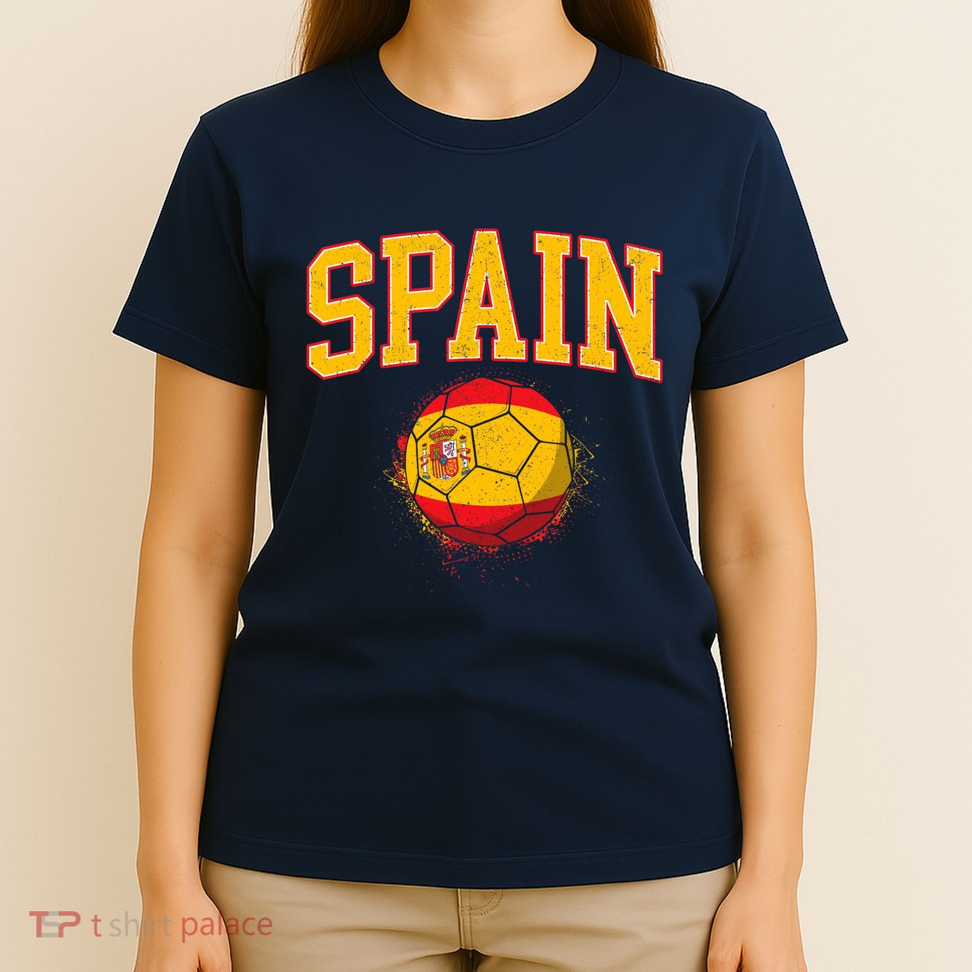 Spain Spanish Soccer Football Tournament Game T-Shirt