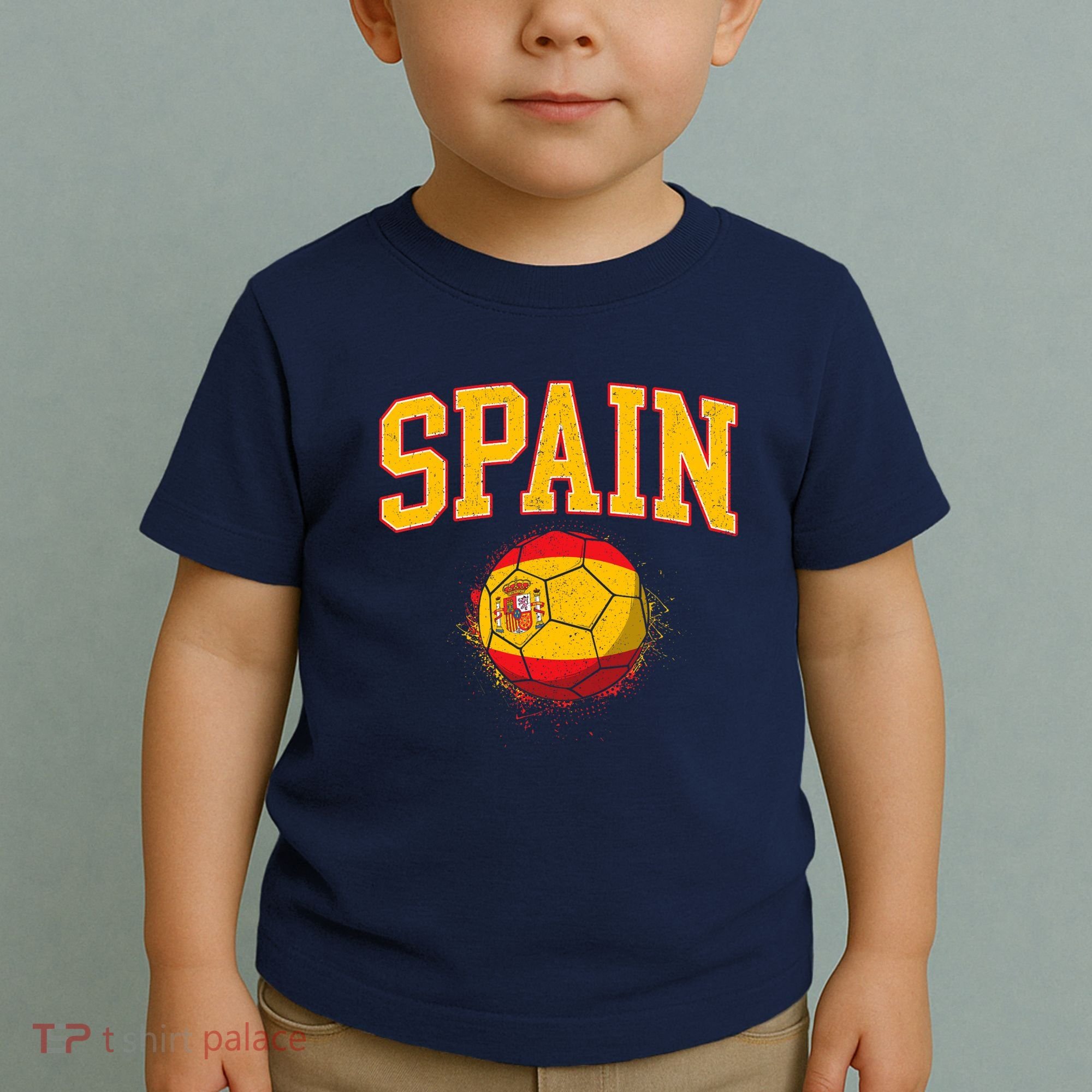 Spain Spanish Soccer Football Tournament Game Toddler T-Shirt