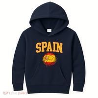 Spain Spanish Soccer Football Tournament Game Kids Hoodie thumb 0