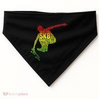 Skateboard Skater Slang Retro Skaterboarding USA-Made Doggie Bandana thumb 0