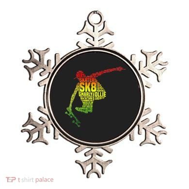 Skateboard Skater Slang Retro Skaterboarding Ornament