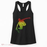 Skateboard Skater Slang Retro Skaterboarding Women's Tank Top thumb 0