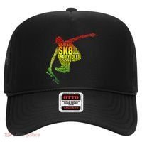 Skateboard Skater Slang Retro Skaterboarding Hat thumb 0