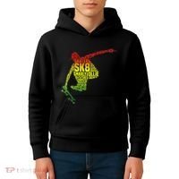 Skateboard Skater Slang Retro Skaterboarding Kids Hoodie thumb 4