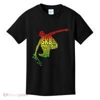 Skateboard Skater Slang Retro Skaterboarding Kids T-Shirt thumb 0