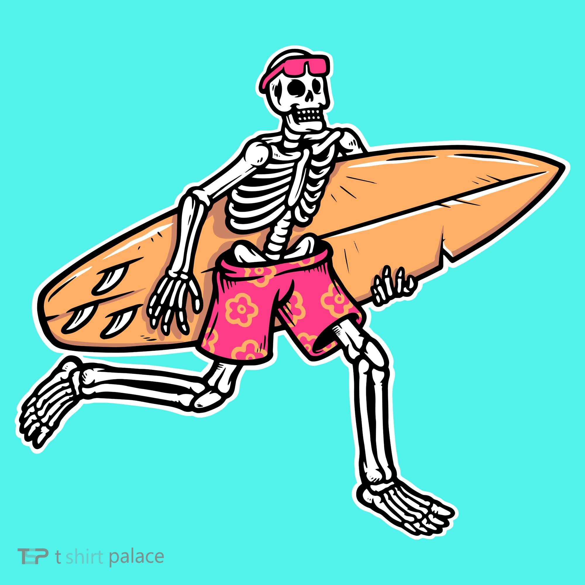 Skull Surfer Baby Bodysuit