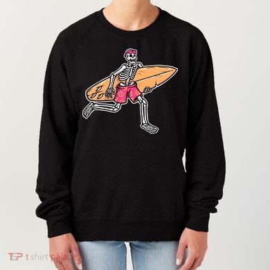 Skull Surfer Women's Sweatshirt