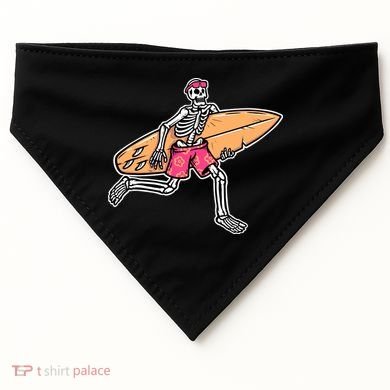Skull Surfer USA-Made Doggie Bandana