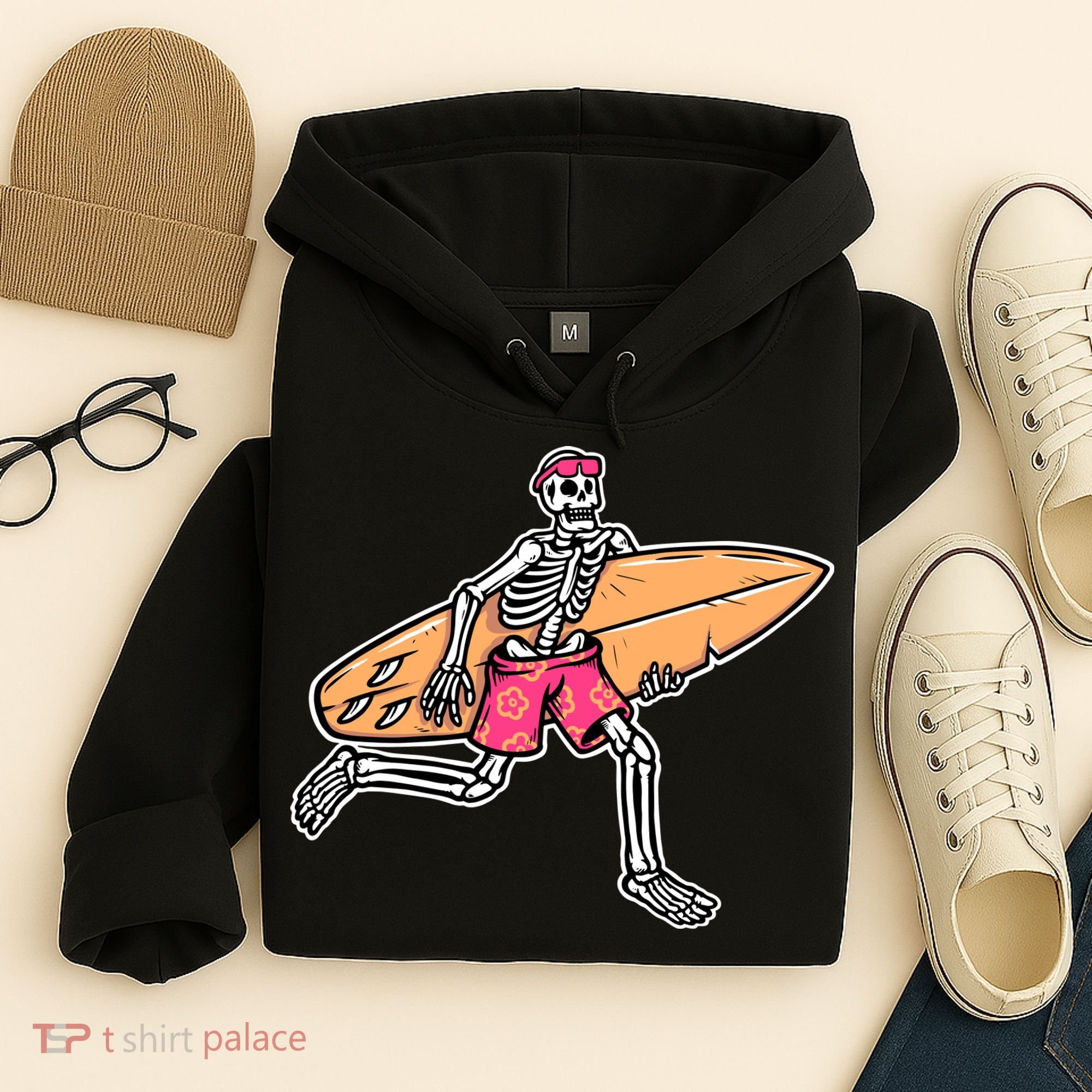 Skull Surfer Hoodie
